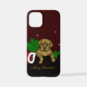 XMas Puppy iPhone 12 Mini Case