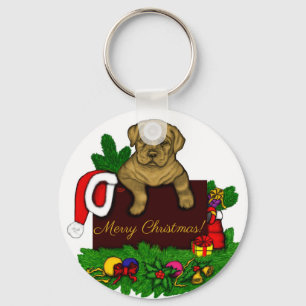 XMas Puppy Keychain