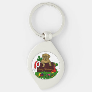 XMas Puppy Keychain