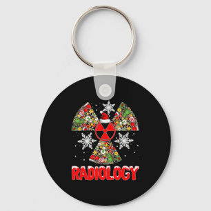 Xmas Radiology Christmas Radiologist Xray Tech Cut Keychain