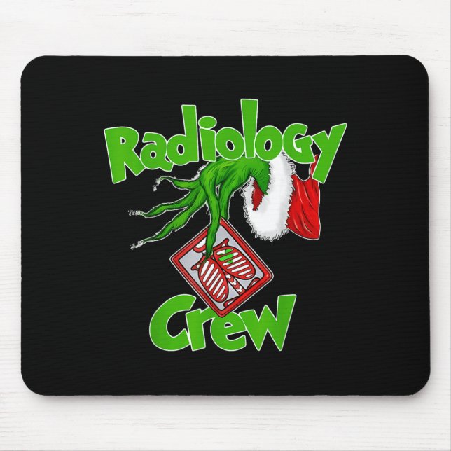 Xmas Radiology Christmas Radiologist Xray Tech Fun Mouse Pad (Front)
