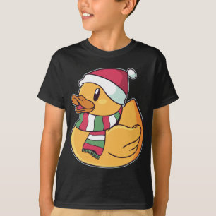 Xmas Rubber Ducky Duckie Duck Christmas Gift Cute  T-Shirt