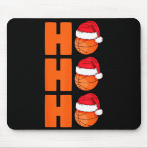 Xmas Santa Claus Basketball Christmas  Mouse Pad