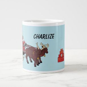 Xmas Santa Claus Large Coffee Mug