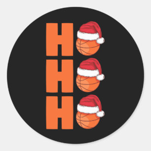 Xmas Santa Claus Sketll Christmas Classic Round Sticker