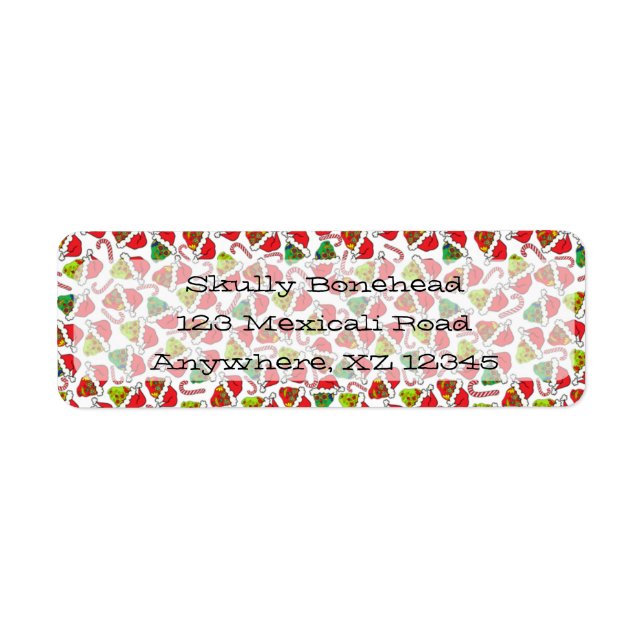 Xmas Santa Sugar Skulls (Front)