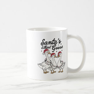 Xmas Santa's Silliest Goose Light Adult Humour Ani Coffee Mug