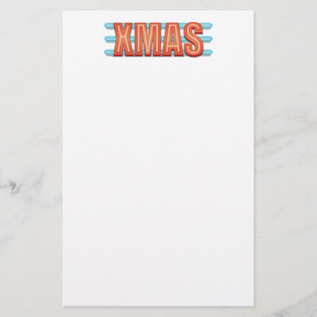 XMAS Sign Stationery (Front)