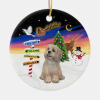 Xmas Signs - Lhasa Apso (R2)