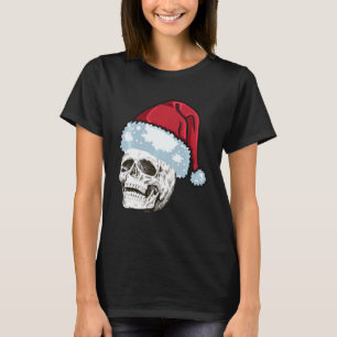 Xmas Skull With Rock´n Roll T-Shirt