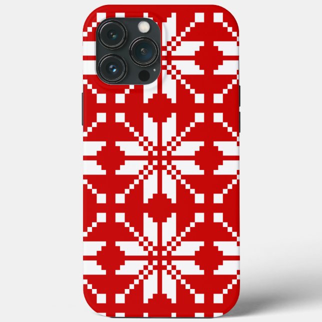 Xmas Snowflake Christmas Pattern Case-Mate iPhone Case (Back)