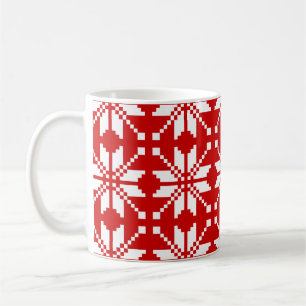 Xmas Snowflake Christmas Pattern Coffee Mug