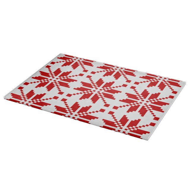 Xmas Snowflake Christmas Pattern Cutting Board (Corner)