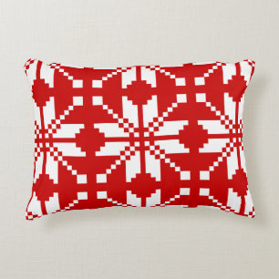 Xmas Snowflake Christmas Pattern Decorative Pillow