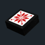 Xmas Snowflake Christmas Pattern Gift Box<br><div class="desc">Funny Snowflake Nordic Knitted / Knitting Jacquard Christmas Snow Pattern.

Globe Trotters specialises in idiosyncratic imagery from around the globe. Here you will find unique Greeting Cards,  Postcards,  Posters,  Mousepads and more.</div>