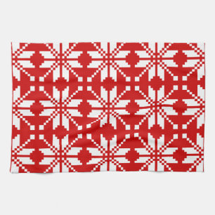 Xmas Snowflake Christmas Pattern Kitchen Towel