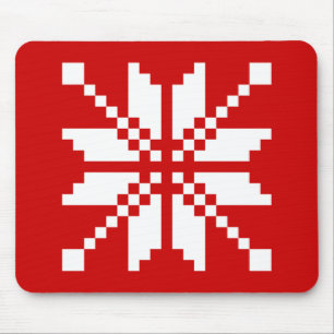 Xmas Snowflake Christmas Pattern Mouse Pad