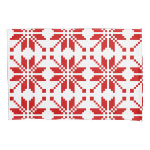 Xmas Snowflake Christmas Pattern Pillowcase
