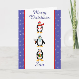 Xmas Son greeting card