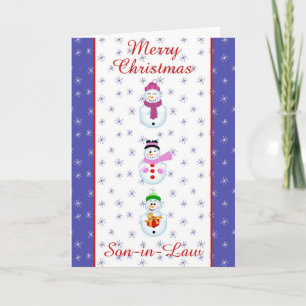 Xmas son in law greeting card