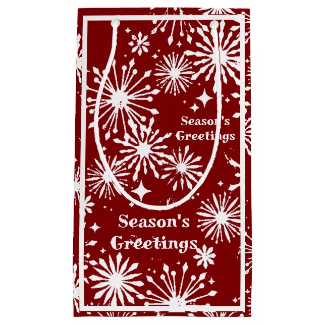 Xmas Splash Gift Bag (Front)
