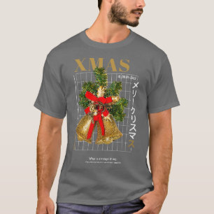 Xmas Streetwear Aesthetic Modern Christmas Decor T-Shirt