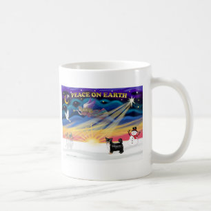 Xmas Sunrise - Puff Chinese Crested (BT) Coffee Mug