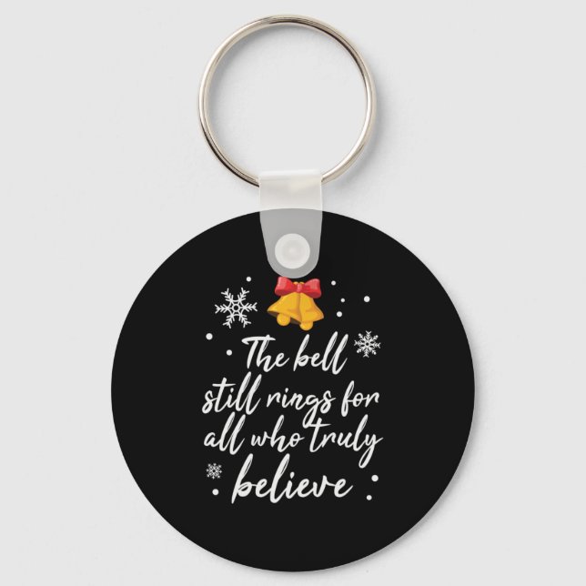 Xmas The Bell Still Rings Keychain (Front)
