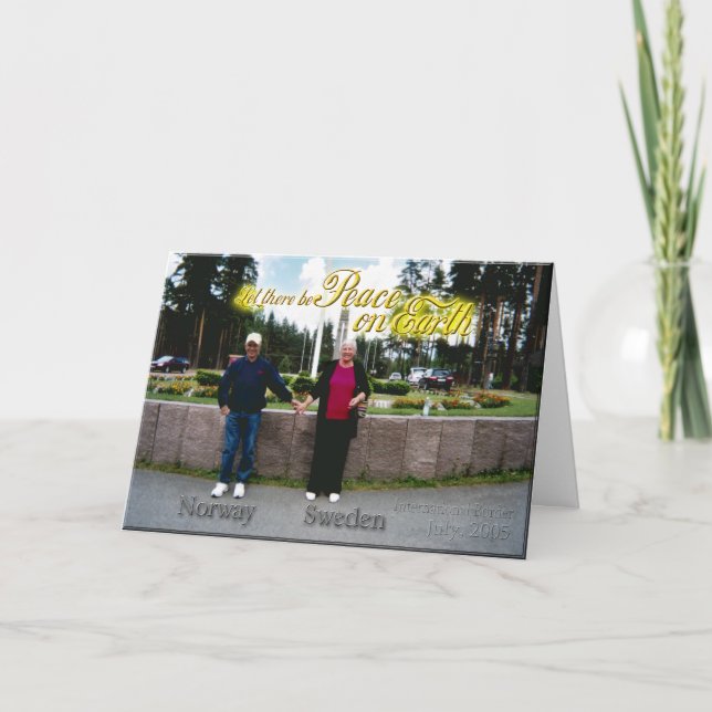 Xmas Travels with W & M Holiday Card (Front)