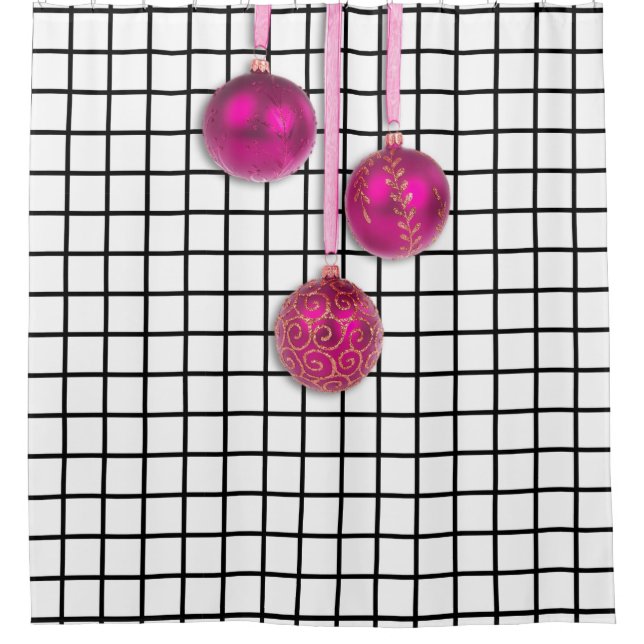 Xmas Tree Baubles pink + your ideas (Front)