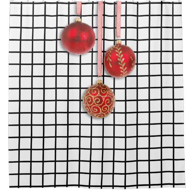 Xmas Tree Baubles red + your ideas (Front)