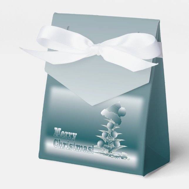 Xmas tree favor box (Front Side)