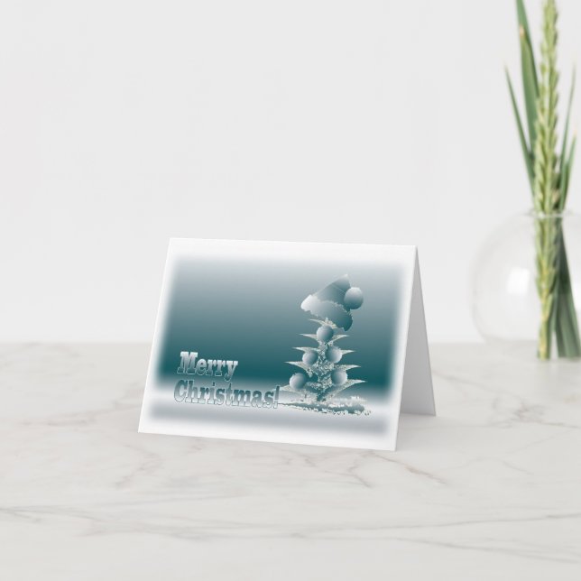 Xmas tree holiday card (Front)
