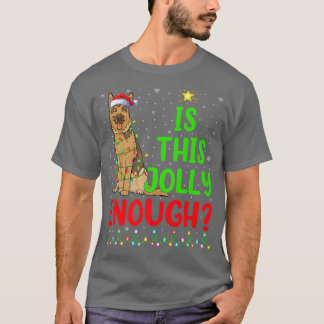 Xmas Tree Is This Jolly Enough Belgian Malinois Ch T-Shirt