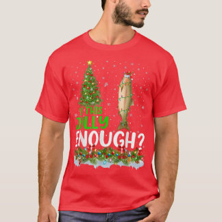Xmas Tree Is This Jolly Enough Salmon Fish Christm T-Shirt