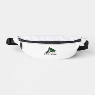 Xmas Tree It Is Not My Fault Border Collie Dog Chr Fanny Pack