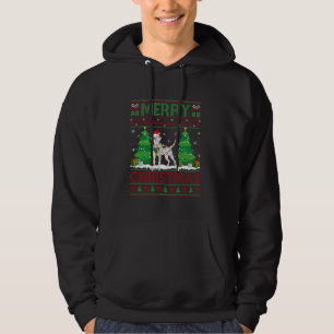 Xmas Tree Lighting German Shorthaired Pointer Dog  Hoodie
