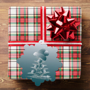 Xmas tree ornament card