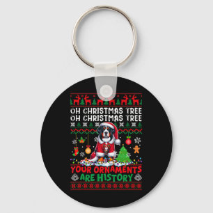 Xmas Tree Ornaments Are History Greater Swiss Moun Keychain