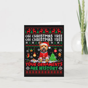 Xmas Tree Ornaments Are History Sweater Norwich Te Card