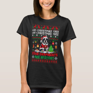 Xmas Tree Ornaments Are History Sweater Santa Bost