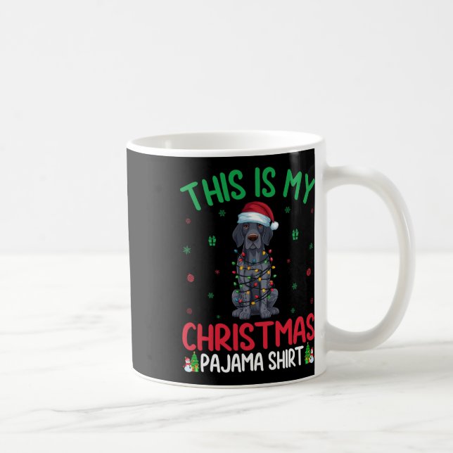 Xmas Tree Santa German Shorthaired Pointer Dog Chr Coffee Mug (Right)