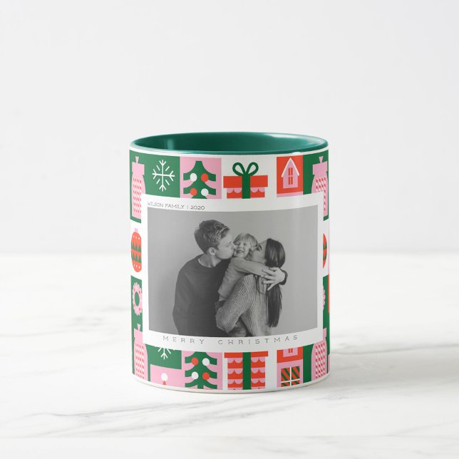Xmas Trees Coloured Noel Christmas Mug (Creator Uploaded)