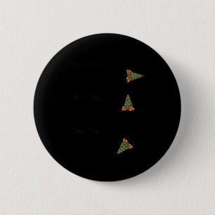 Xmas Ymas Zmas Tree Math Nerd Christmas  2 Inch Round Button