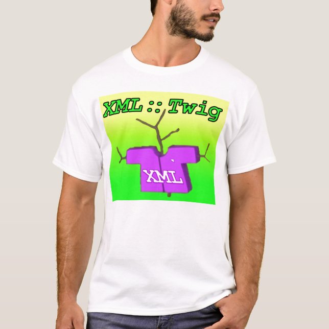XML::Twig, the T-shirt (Front)