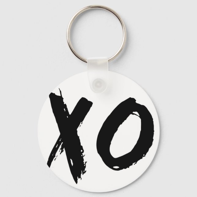 XO Brush Minimal Keychain (Front)