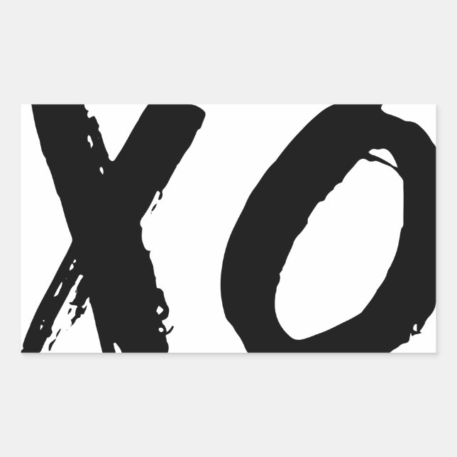XO Brush Minimal Sticker (Front)