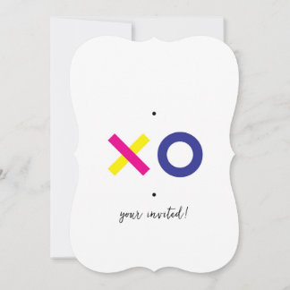 XO Customizable Invitation