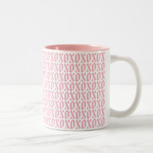 xo Love Mug   Valentine day Meme Slogan Pink Mug