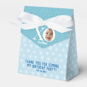 XO Personalized funny boy face birthday party Favor Box